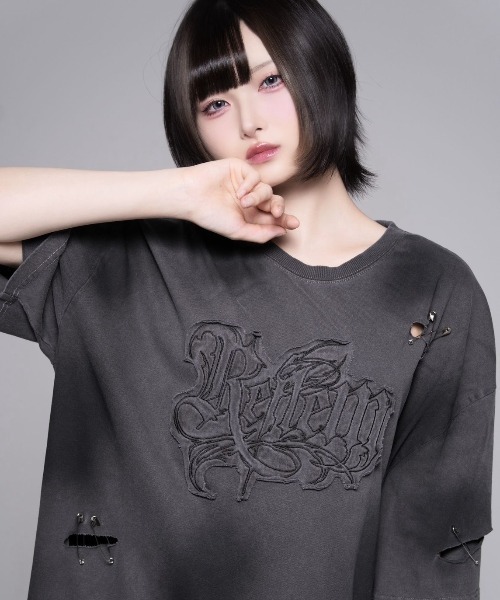 REFLEM（レフレム） tシャツ 半袖 「REFLEM/レフレム」顔料加工