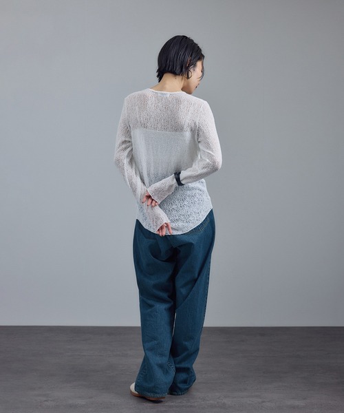 「KURO」 デニムパンツ 28 ブルー系その他4 レディース_画像4
