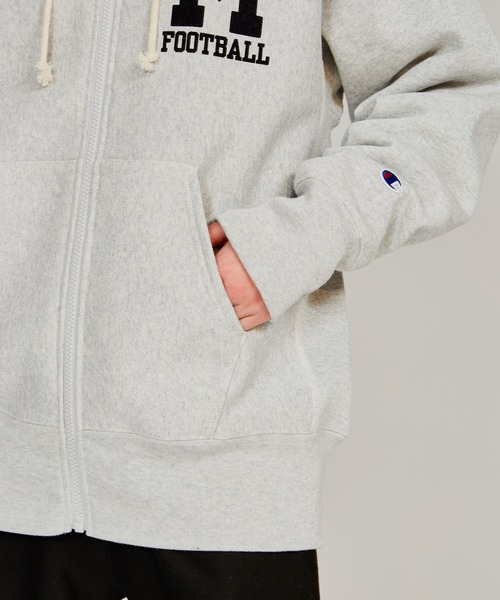 Champion（チャンピオン） ジップアップパーカー LARGE シルバーグレー