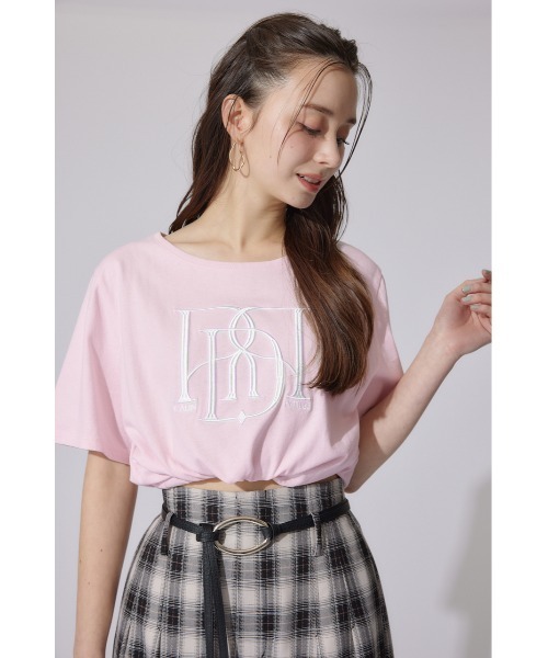 「rienda」 半袖Tシャツ FREE ブラック レディース_画像9