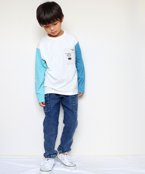 「FARM」 「KIDS」デニムパンツ 160cm ブラック キッズ_画像3