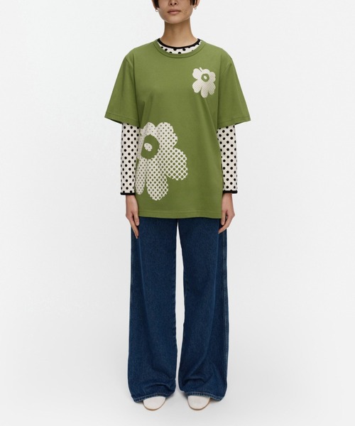 marimekko（マリメッコ） tシャツ 半袖 「kioski」Vihne Unikko / t