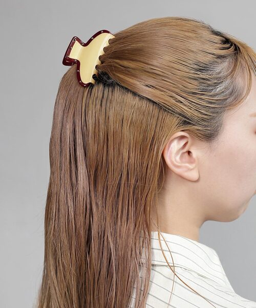 ANEMONE（アネモネ） ヘアクリップ スタッズ×バイカラーバンスクリップ