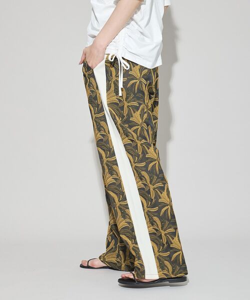 パンツ フラワーサイドラインドロストパンツ レディース : ZOZOTOWN