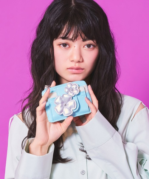 Casselini（キャセリーニ） カードケース ぷっくりフラワーカード