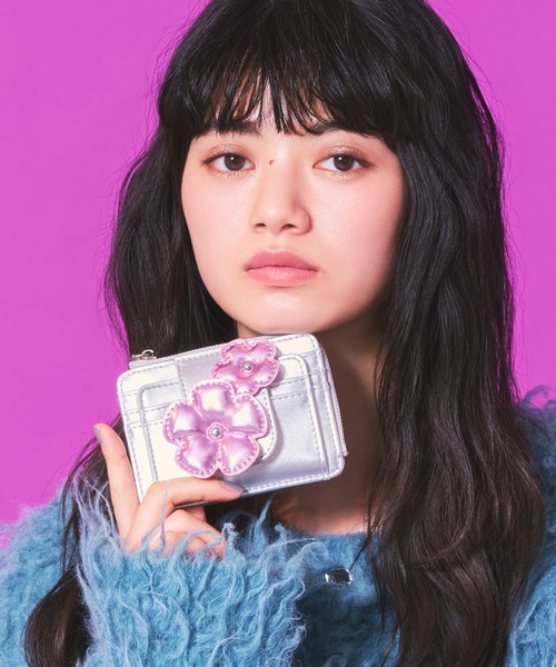 Casselini（キャセリーニ） カードケース ぷっくりフラワーカード