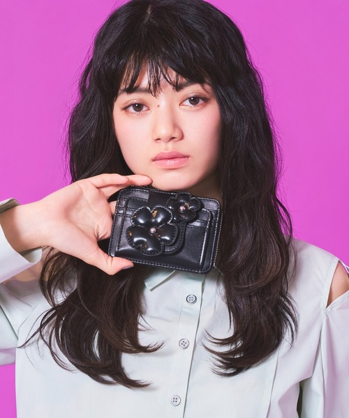 Casselini（キャセリーニ） カードケース ぷっくりフラワーカード