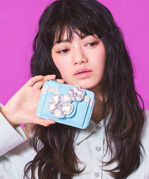 Casselini（キャセリーニ） カードケース ぷっくりフラワーカード