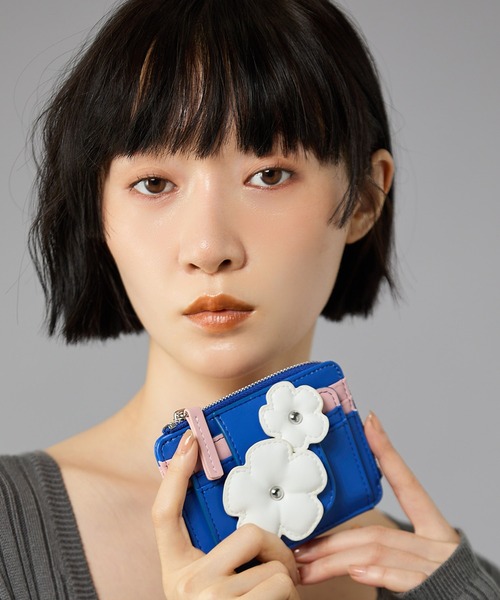 Casselini（キャセリーニ） カードケース ぷっくりフラワーカード