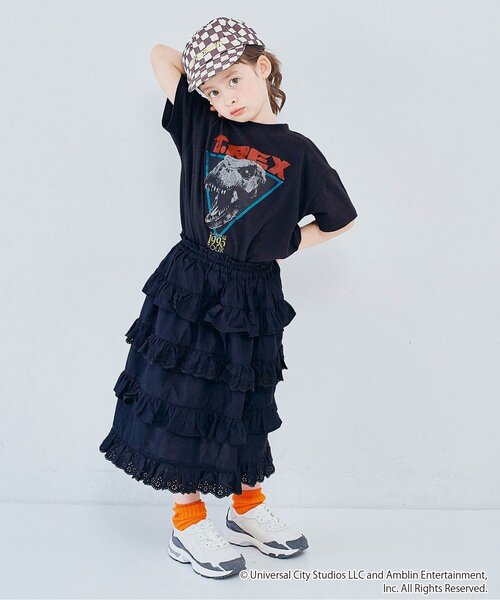 「p.premier」 「KIDS」キャミソールワンピース 100 レッド キッズ_画像6