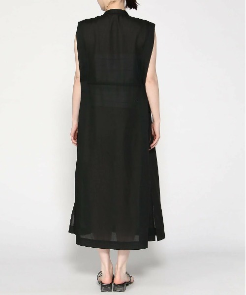 「PREFERIR」 ノースリーブワンピース LARGE ブラウン レディース_画像7