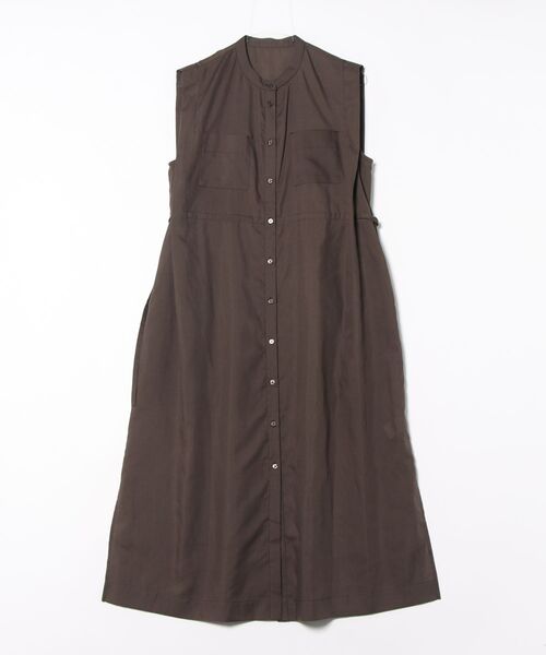 「PREFERIR」 ノースリーブワンピース LARGE ブラウン レディース_画像8