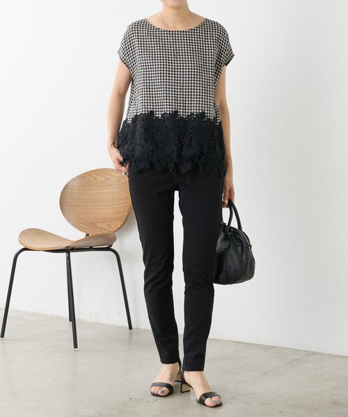 「BEARDSLEY」 レギンスパンツ 0 ブラック レディース_画像7