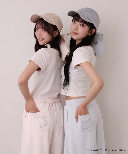 one after another NICE CLAUP ワイドパンツ スウェットパンツ