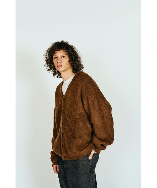 TOWNCRAFT（タウンクラフト） カーディガン MOHAIR SHAGGY CARDIGAN