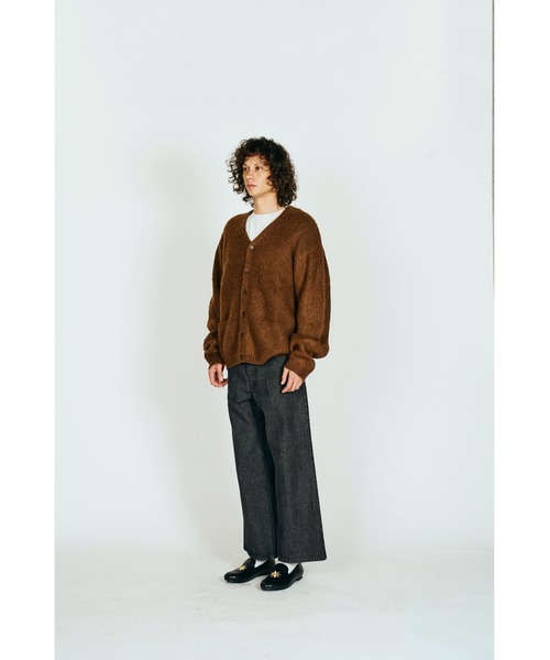 TOWNCRAFT（タウンクラフト） カーディガン MOHAIR SHAGGY CARDIGAN