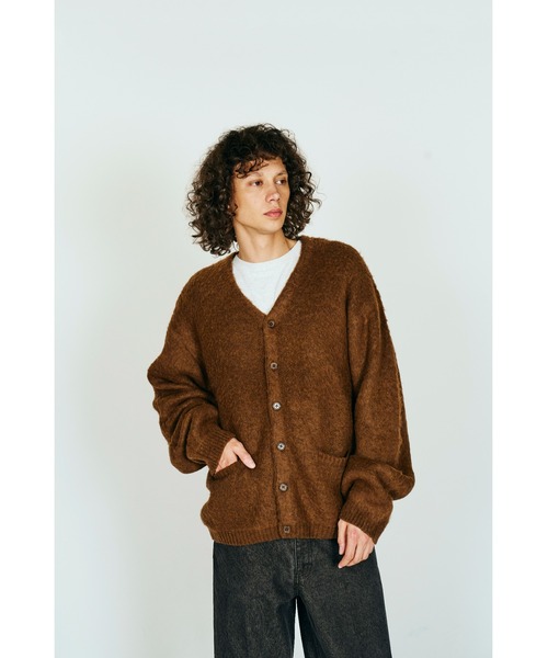 TOWNCRAFT（タウンクラフト） カーディガン MOHAIR SHAGGY CARDIGAN