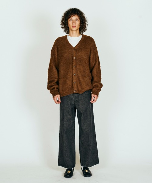 TOWNCRAFT（タウンクラフト） カーディガン MOHAIR SHAGGY CARDIGAN