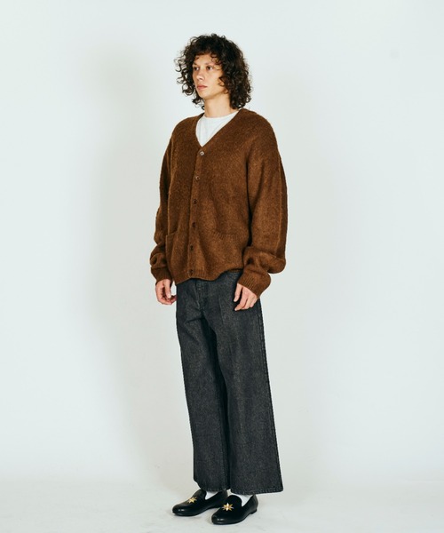TOWNCRAFT（タウンクラフト） カーディガン MOHAIR SHAGGY CARDIGAN