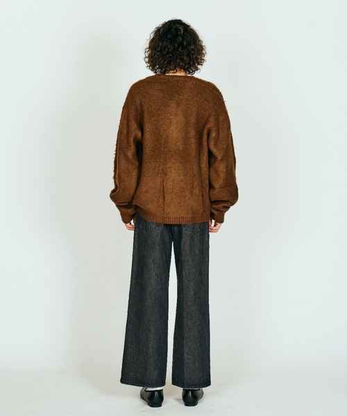 TOWNCRAFT（タウンクラフト） カーディガン MOHAIR SHAGGY CARDIGAN