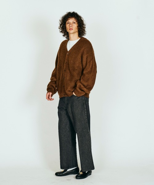 TOWNCRAFT（タウンクラフト） カーディガン MOHAIR SHAGGY CARDIGAN