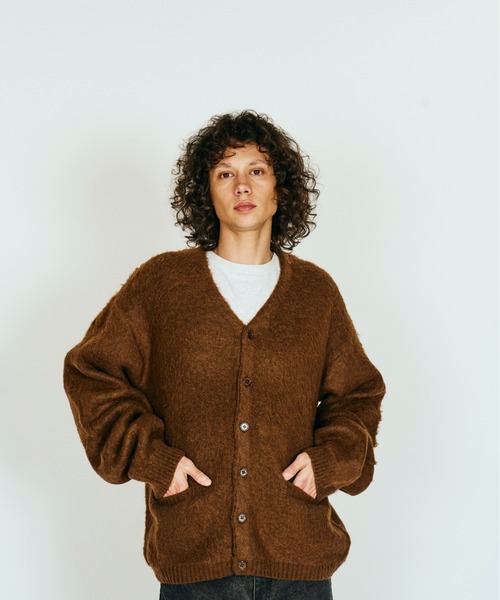 TOWNCRAFT（タウンクラフト） カーディガン MOHAIR SHAGGY CARDIGAN
