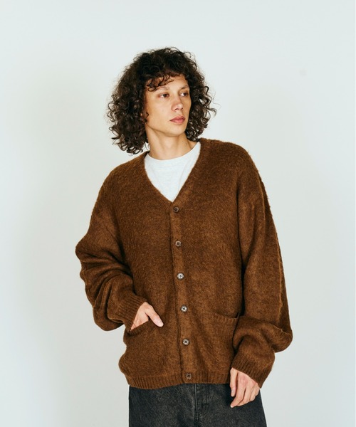TOWNCRAFT（タウンクラフト） カーディガン MOHAIR SHAGGY CARDIGAN