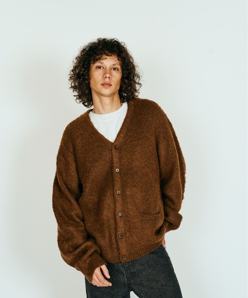 TOWNCRAFT（タウンクラフト） カーディガン MOHAIR SHAGGY CARDIGAN