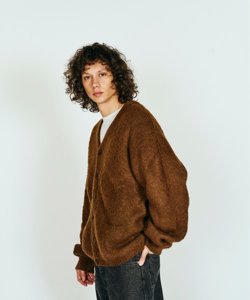 TOWNCRAFT（タウンクラフト） カーディガン MOHAIR SHAGGY CARDIGAN