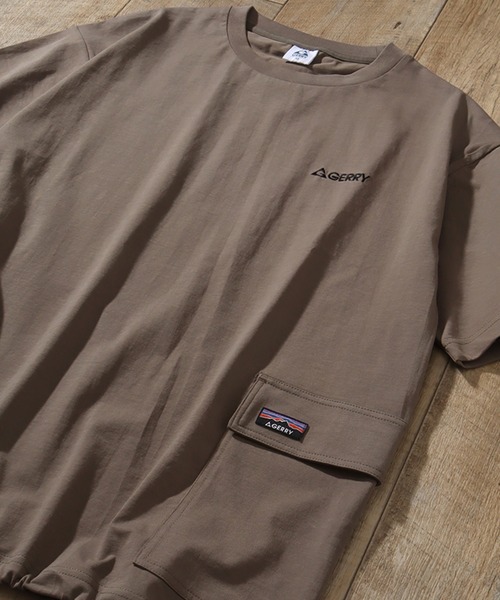 「GERRY」 半袖Tシャツ M アイボリー メンズ_画像4