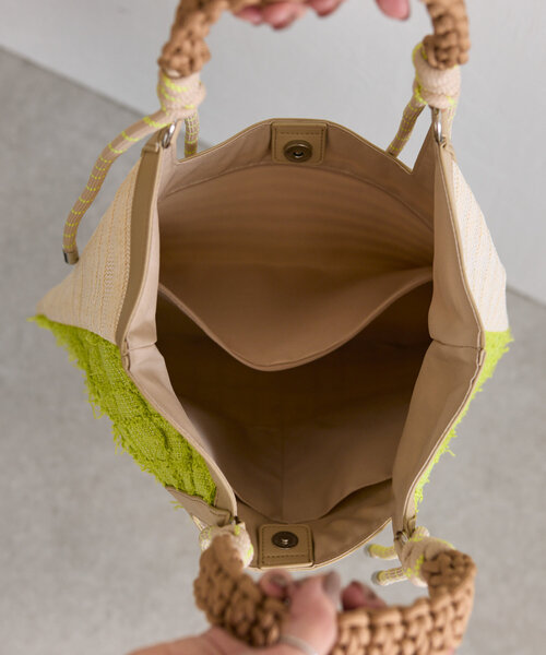 「ear PAPILLONNER」 トートバッグ - ブラウン レディース_画像10