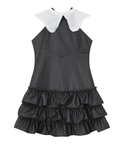 andwang Épure Ribbon Dress グレー（値下げ中） ANDWANG ワンピース Epure Ribbon Dress : ZOZOTOWN Yahoo!店 - 通販