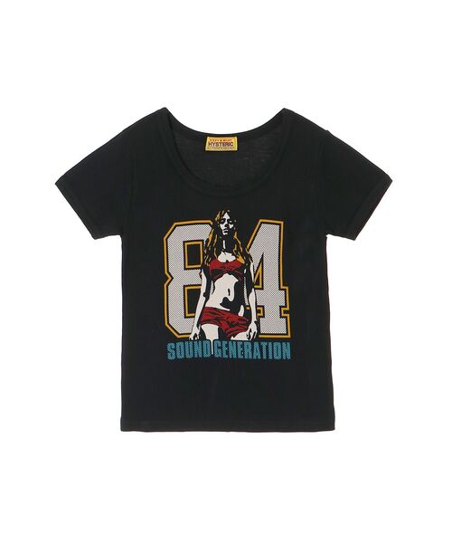 新作♡ヒステリックグラマー♡84 SOUNDS Tシャツ美品 HYSTERIC GLAMOUR（ヒステリックグラマー） tシャツ 半袖 84 SOUNDS