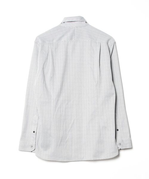 「NICOLE CLUB FOR MEN」 長袖シャツ 46 グレー メンズ_画像2