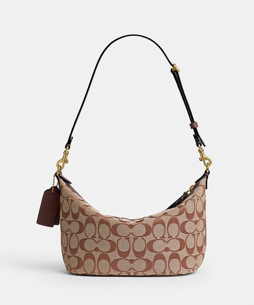 COACH レディースショルダーバッグ（色：ベージュ系）｜バッグ