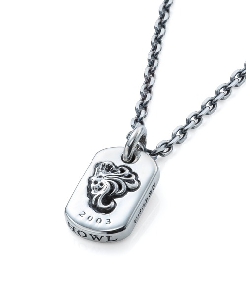 まっヒーロー ライオンハート HOWL”ドッグタグネックレス LION HEART（ライオンハート） ネックレス “HOWL”ドッグタグネックレス