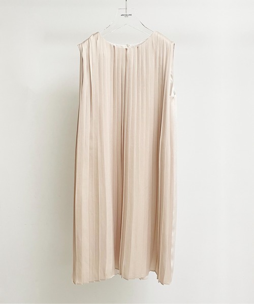 ドレス 発表会 卒園式 入学式 卒業式 ノースリーブ プリーツドレス SLEEVELESS PLEATS DRESS キッズ 子供服 女の子の画像