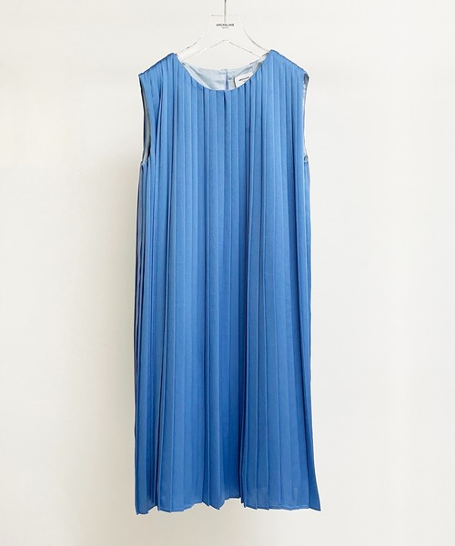 ドレス 発表会 卒園式 入学式 卒業式 ノースリーブ プリーツドレス SLEEVELESS PLEATS DRESS キッズ 子供服 女の子の画像