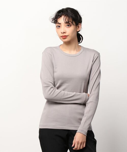 tシャツ 「YOUNG ＆ OLSEN The DRYGOODS STORE」/SUVIN FRENCH RIB LS TEE レディース メンズ