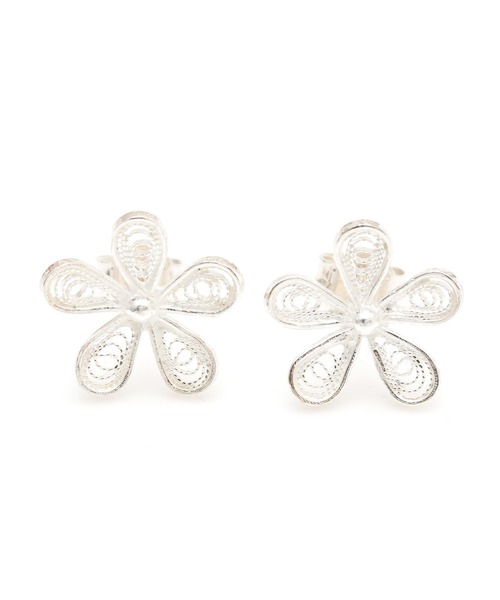 欧州航路 ピアス 「欧州航路」Silver925 マルタ島伝統工芸フィリグリー 