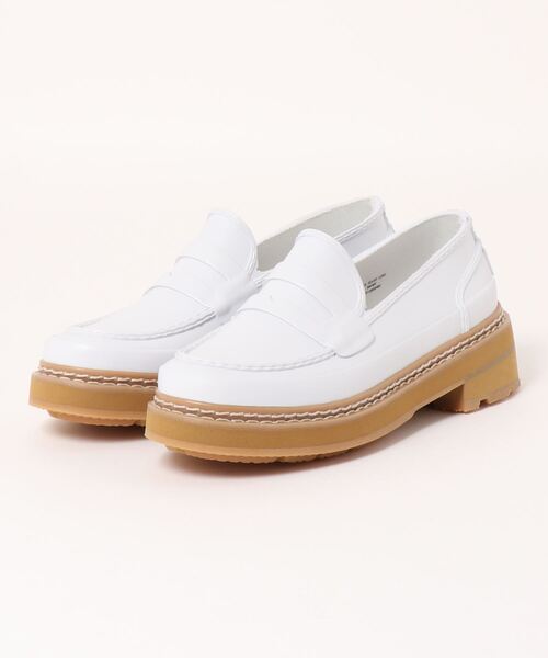 【定価19,800円現行品】HUNTER PENNY LOAFER UK4 中古・古着通販】HUNTER (ハンター) REFINED STITCH PENNY LOAFER