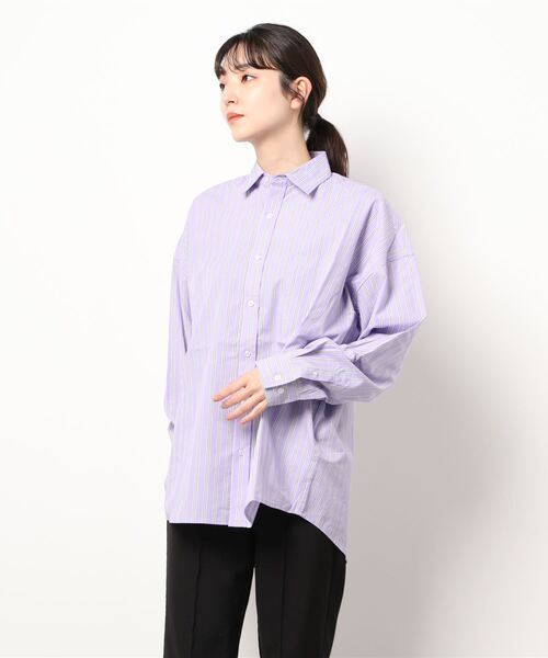 THISIS ブラウス シャツ ビッグシルエット ブロードレギュラ