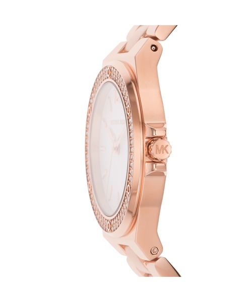 MICHAEL KORS アナログ腕時計 ホワイト/ゴールド MICHAEL KORS（マイケルコース） 腕時計 腕時計 レディース アナログ