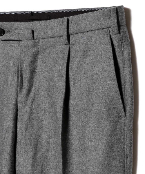 パンツ ESTNATION / フランネル 1プリーツスラックスパンツ ESTNATION フランネル