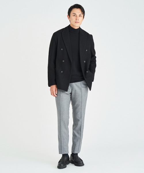 パンツ ESTNATION / フランネル 1プリーツスラックスパンツ ESTNATION フランネル