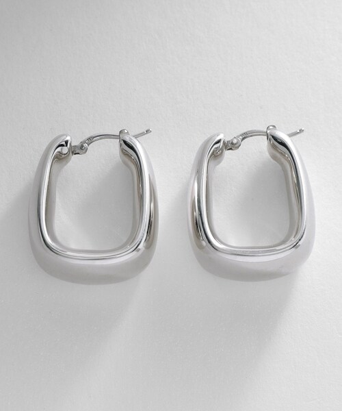 COCOSHNIK（ココシュニック） ピアス シルバー ホロウフープピアス