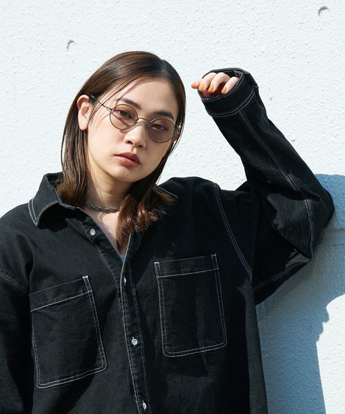 サングラス 「WEB限定」Zoff｜STUDIO SEVEN｜ラウンド型 サングラス｜メタルフレーム メンズ レディース_6