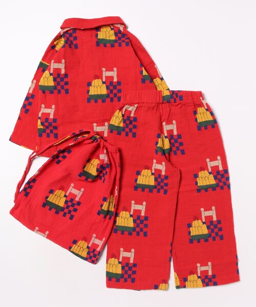パジャマ YUMMY CAKE ALL OVER WOVEN LOUNGE SET キッズ 子供 男の子 女の子の画像