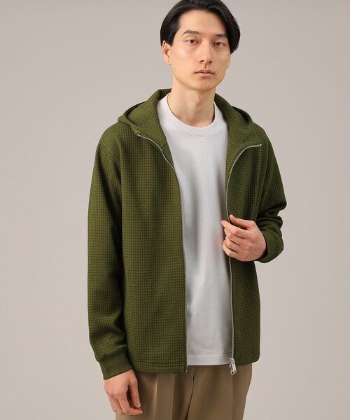 ❣️60%Off❣️✨タケオキクチ 抗菌防臭 クロスウィーブ ジップパーカー✨ TAKEO KIKUCHI パーカー 「抗菌防臭」クロスウィーブ ジップ
