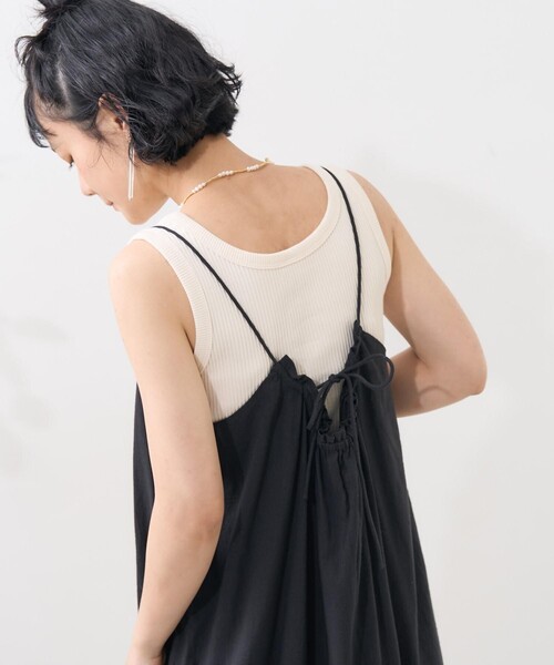 希少✨入手困難【トリココムデギャルソン】スパンコール バックオープン ワンピース デコルテオープンニットセットワンピース/MAJESTIC LEGON